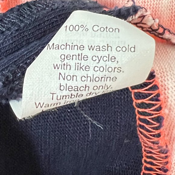 J Crew Maritime Colorblock Navy Peach Dress XS - Picture 13 of 13